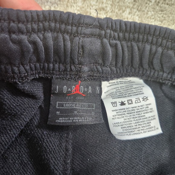 Nike Jordan Joggers Women Medium Loose Fit Sweatpants Essential Fleece Pant - Picture 8 of 12